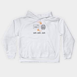 Code brain Kids Hoodie